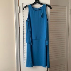 Sleeveless sky blue Ann Taylor dress